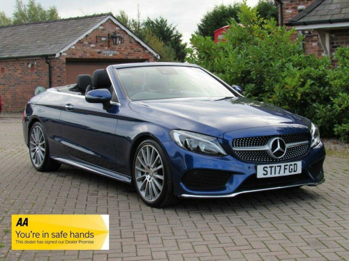 Mercedes-Benz C-Class  2.1 C220d AMG Line Cabriolet G-Tronic+ Euro 6 (s/s) 2dr