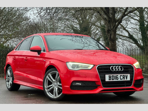 Audi A3  2.0 TDI S line S Tronic Euro 6 (s/s) 4dr (Nav)