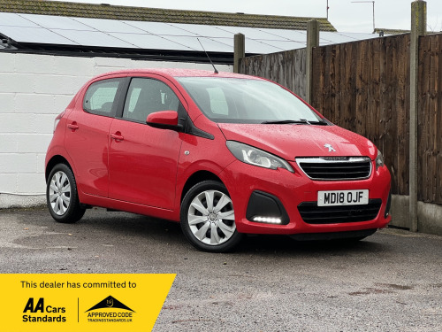 Peugeot 108  1.0 Active Hatchback 5dr Petrol Manual Euro 6 (72 ps)