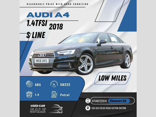 Audi A4  1.4 TFSI S line Euro 6 (s/s) 4dr