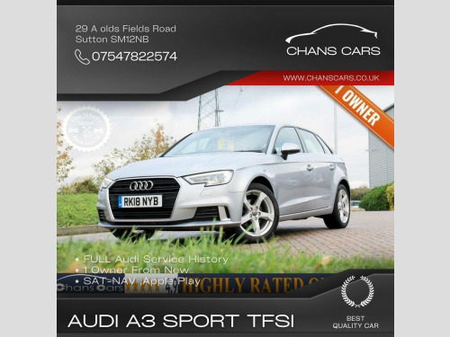 Audi A3  1.5 TFSI CoD Sport Sportback Euro 6 (s/s) 5dr