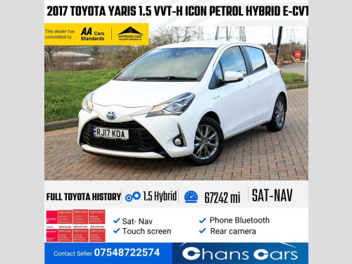 Toyota Yaris  1.5 VVT-h Icon Tech E-CVT Euro 6 (s/s) 5dr 