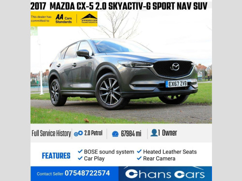 Mazda CX-5  2.0 SKYACTIV-G Sport Nav Euro 6 (s/s) 5dr 