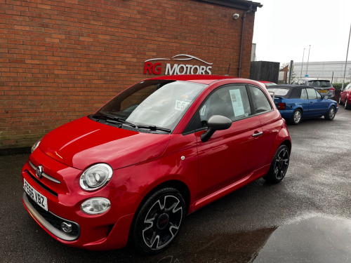 Fiat 500  1.2 S Red 3dr Hatch, £30 TAX, 60 MPG, F.S.H. 1 OWNER