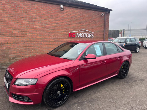 Audi A4  A4 S LINE 211 TFSI Red 4dr Saloon