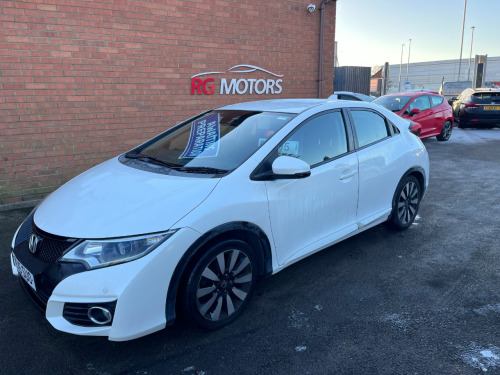 Honda Civic  1.6 i-DTEC SE Plus White 5dr Hatch