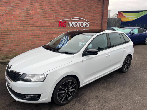 Skoda Rapid Spaceback  1.0 TSI 110 SE Sport White 5dr Hatch