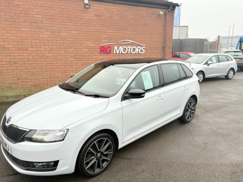 Skoda Rapid Spaceback  1.0 TSI 110 SE Sport White 5dr Hatch