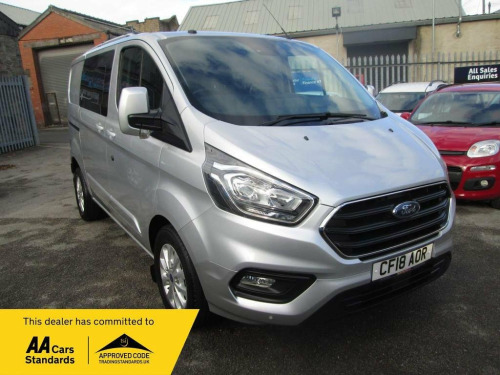 Ford Transit Custom  2.0 320 EcoBlue Limited Crew Van Auto L1 H1 Euro 6 (s/s) 5dr (6 Seat)