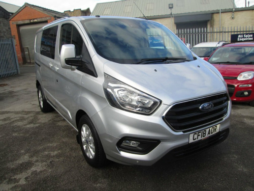 Ford Transit Custom  2.0 320 EcoBlue Limited Crew Van Auto L1 H1 Euro 6 (s/s) 5dr (6 Seat)