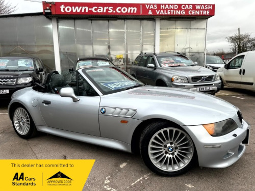 BMW Z3  ROADSTER AUTOMATIC ONLY 55513 MILES RADIO CD ABS AIR CON FULL BLACK LEATHER
