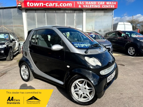 Smart CITY CABRIO  PASSION SOFTOUCH (61BHP)-AUTO, £35 ROAD TAX, 93878 MILES, ELECTRIC CO