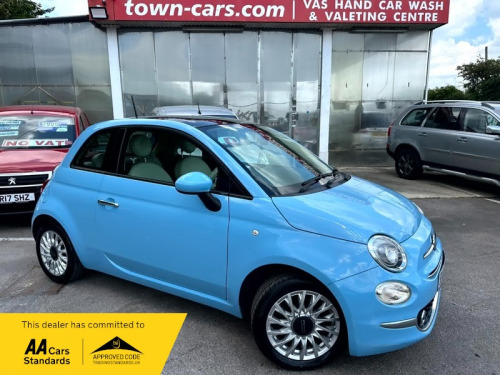 Fiat 500  LOUNGE-ONLY £35 ROAD TAX, 68513 MILES, FULL SERVICE HISTORY, PARKING 