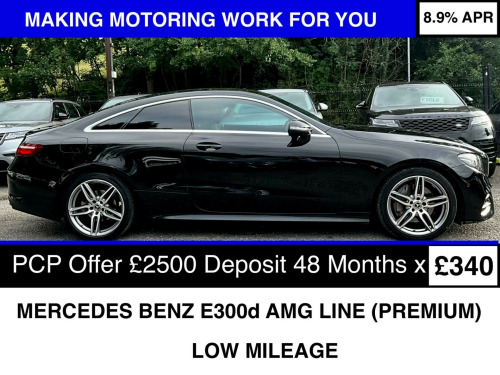 Mercedes-Benz E-Class  2.0 E300d AMG Line (Premium) G-Tronic+ Euro 6 (s/s) 2dr 