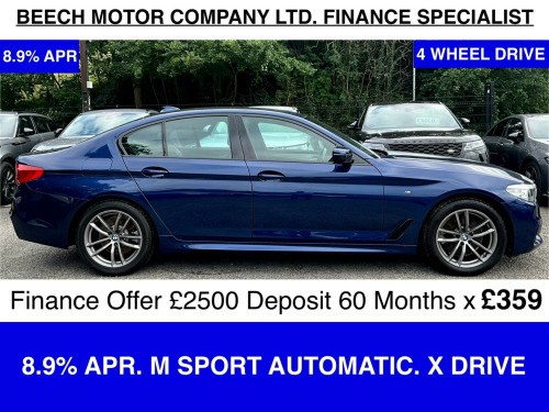 BMW 5 Series  2.0 520d M Sport Auto xDrive Euro 6 (s/s) 4dr