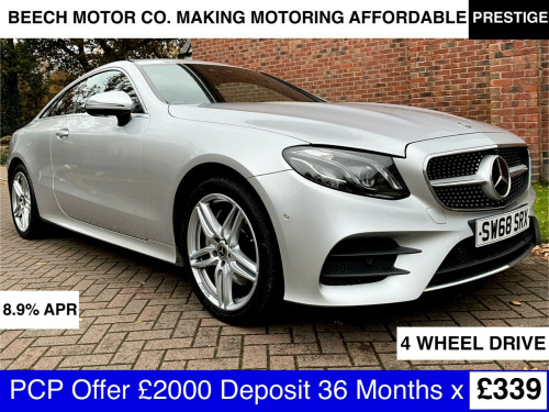 Mercedes-Benz E-Class  2.0 E220d AMG Line G-Tronic+ 4MATIC Euro 6 (s/s) 2dr