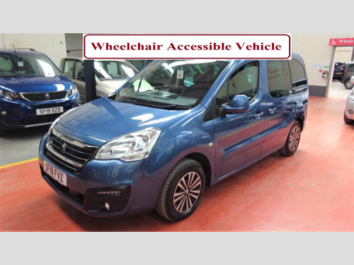 Peugeot Partner  WHEELCHAIR ACCESSIBLE HORIZON RE BLUE HDI S/S 'ACTIVE'