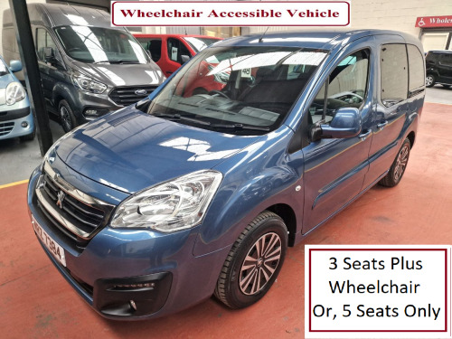 Peugeot Partner  WHEELCHAIR ACCESSIBLE HORIZON RS BLUE HDI S/S