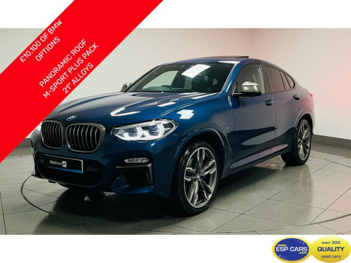 BMW X4  3.0 M40d SUV 5dr Diesel Auto xDrive Euro 6 (s/s) (326 ps)