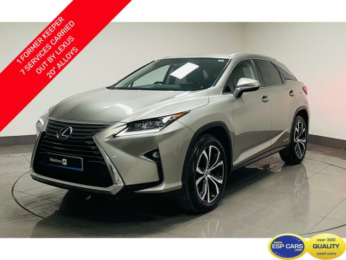 Lexus RX  3.5 450h V6 Luxury SUV 5dr Petrol Hybrid CVT 4WD Euro 6 (s/s) (313 ps)