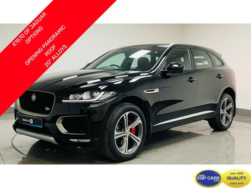 Jaguar F-PACE  3.0 V6 S SUV 5dr Petrol Auto AWD Euro 6 (s/s) (380 ps)