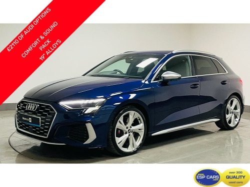 Audi S3  2.0 TFSI Sportback 5dr Petrol S Tronic quattro Euro 6 (s/s) (310 ps)