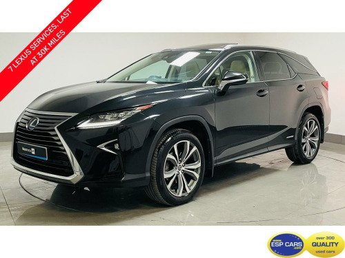 Lexus RX  3.5 450h L V6 Luxury SUV 5dr Petrol Hybrid CVT 4WD Euro 6 (s/s) (313 ps)