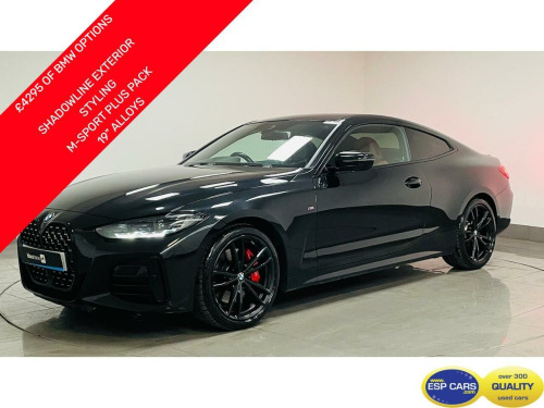 BMW 4 Series M4 3.0 M440i MHT Coupe 2dr Petrol Hybrid Auto xDrive Euro 6 (s/s) (374 ps)