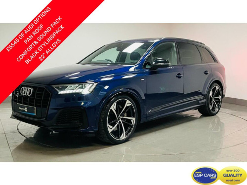 Audi Q7  3.0 TDI V6 50 Black Edition SUV 5dr Diesel Tiptronic quattro Euro 6 (s/s) (