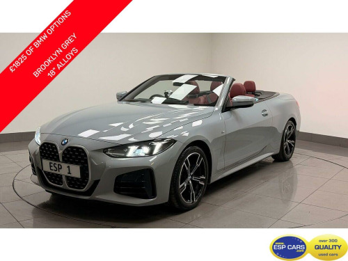 BMW 4 Series  2.0 420i M Sport Convertible 2dr Petrol Auto Euro 6 (s/s) (184 ps) 