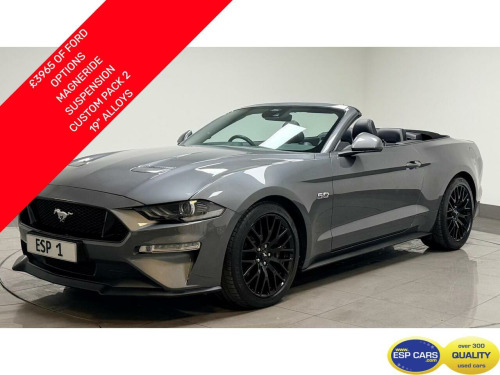 Ford Mustang  5.0 V8 GT Convertible 2dr Petrol SelShift Euro 6 (450 ps) 