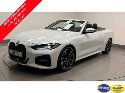 BMW 4 Series  2.0 420i M Sport Convertible 2dr Petrol Auto Euro 6 (s/s) (184 ps) 