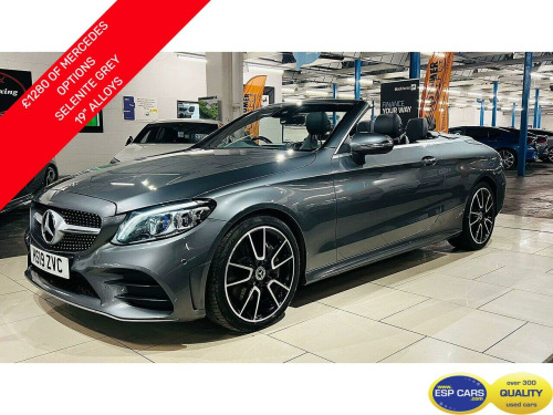 Mercedes-Benz C-Class C300 2.0 C300 AMG Line (Premium) Cabriolet 2dr Petrol G-Tronic+ Euro 6 (s/s) (25 