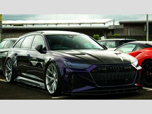 Audi RS6  TFSI Quattro Carbon Black EXCLUSIVE MIDNIGHT PURPLE QST STAGE 2+ MANSORY UR