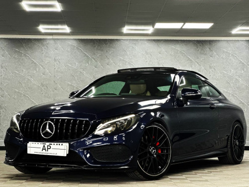 Mercedes-Benz C-Class C250 C250d AMG Line Premium Plus 2dr Auto NIGHT PACK AMG C63 LOOKS PAN ROOF BURM
