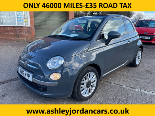 Fiat 500  1.2 Lounge 2dr, GOOD SERVICE HISTORY, LOW MILEAGE