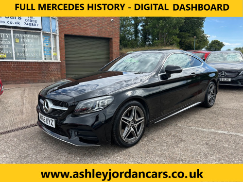 Mercedes-Benz C-Class C300 C300d AMG Line Premium 2dr 9G-Tronic, DIGITL DASH BOARD, FULL MERCEDES HIST