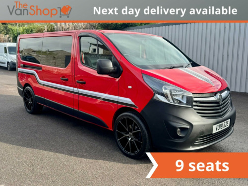 Vauxhall Vivaro  1.6 CDTi 2900 BiTurbo ecoTEC L2 H1 Euro 6 (s/s) 5dr (9 Seat)