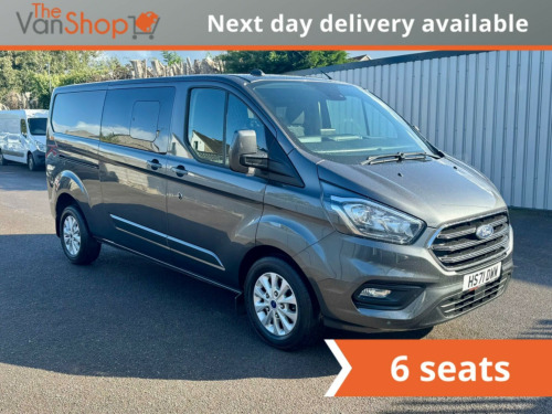 Ford Transit Custom  2.0 320 EcoBlue Limited Crew Van L2 H1 Euro 6 (s/s) 5dr (6 Seat)