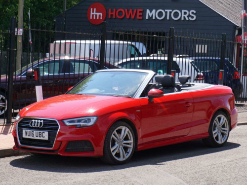 Audi A3  Cabriolet 1.4 TFSI CoD S line Convertible Petrol Manual Euro 6 (s/s) 2dr - 