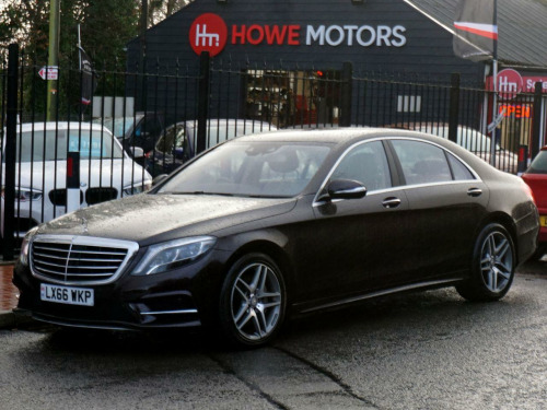 Mercedes-Benz S-Class  4.7 S500L V8 AMG Line Saloon Petrol 9G-Tronic+ Euro 6 (s/s) 4dr - Just 24,5