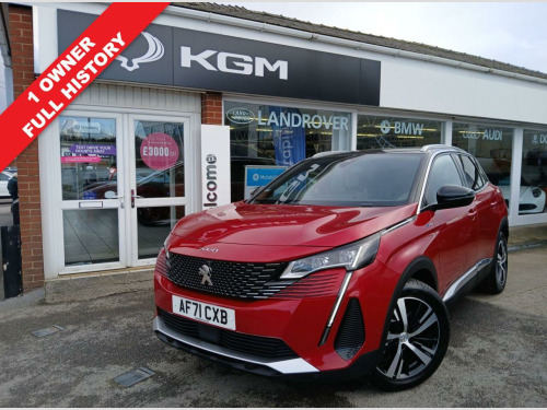 Peugeot 3008 Crossover  1.6 13.2kWh GT SUV 5dr Petrol Plug-in Hybrid e-EAT Euro 6 (s/s) (225 ps)