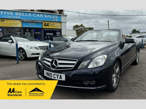 Mercedes-Benz E-Class E350 3.5 E350 CGI V6 BlueEfficiency SE Cabriolet G-Tronic Euro 5 2dr