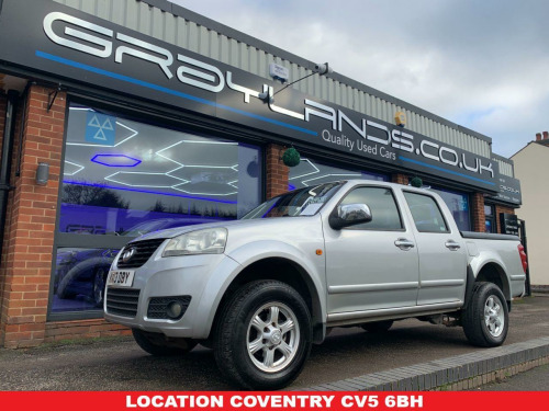 Great Wall Steed  2.0 TD S 4X4 DCB 4d 141 BHP LEATHER~BLUETOOTH~HEATED SEATS~A/C