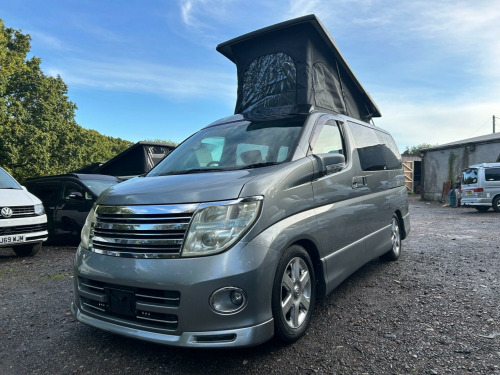 Nissan Elgrand  POP TOP 4 BERTH FULL NEW CAMPER CONVERSION