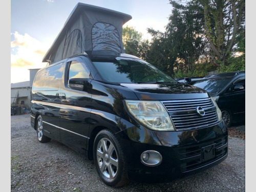 Nissan Elgrand  POP TOP 4 BERTH NEW FULL CAMPER CONVERSION