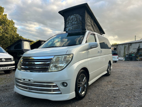 Nissan Elgrand  RIDER POP TOP 4 BERTH NEW FULL CAMPER CONVERSION