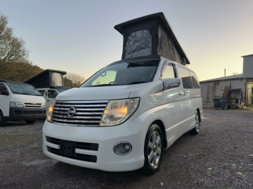 Nissan Elgrand  POP TOP 4 BERTH NEW CAMPER CONVERSION PETROL AUTOMATIC 