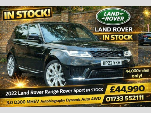 Land Rover Range Rover Sport  3.0 D300 MHEV Autobiography Dynamic Auto 4WD Euro 6 (s/s) 5dr 