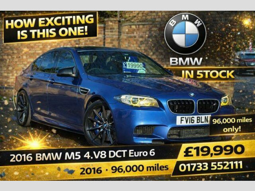 BMW M5  4.4 V8 DCT Euro 6 (s/s) 4dr 